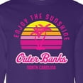 thumbnail image 4 of Inktastic Summer Enjoy the Sunshine Outer Banks North Carolina in Pink Long Sleeve T-Shirt, 4 of 5
