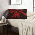 thumbnail image 6 of Lsque The Red Head Skull Pattern Pillow Case – Soft & Cozy Throw Pillow Cover, Hypoallergenic Cushion Case for Sleeping Women with Envelope Closure-20"x30", 6 of 6
