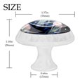 thumbnail image 3 of 4 Pcs Jellyfish Knobs for Kitchen Cabinet Cupboard Dresser Bookcase Drawer Pulls Handles Round Home Decor, 3 of 5