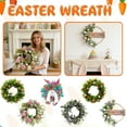 thumbnail image 5 of Easter Wreath 1Pc 17.7In Realistic&nbsp;Handmade Easter Egg Wreath Garland, Artificial Greenery Garland Ornaments For Wall Mantel Table Stairs Fireplace Spring Holiday Easter Decor Indoor Outdoor, 5 of 5