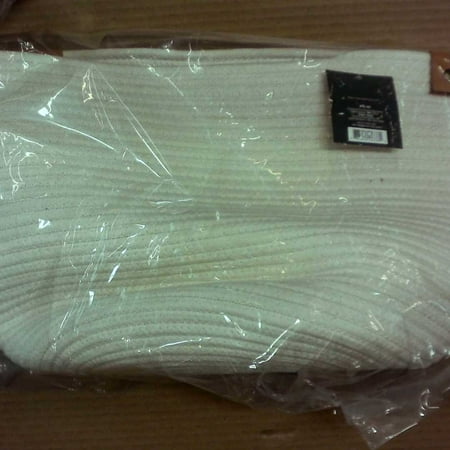 13" Decorative Coiled Rope Basket Cream - Brightroom™