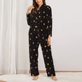 thumbnail image 2 of Naloa night sky Pajamas for Women Set, Womens Pajama Sets, Lounge Sets for Women, 2pjs for Women-Medium, 2 of 7