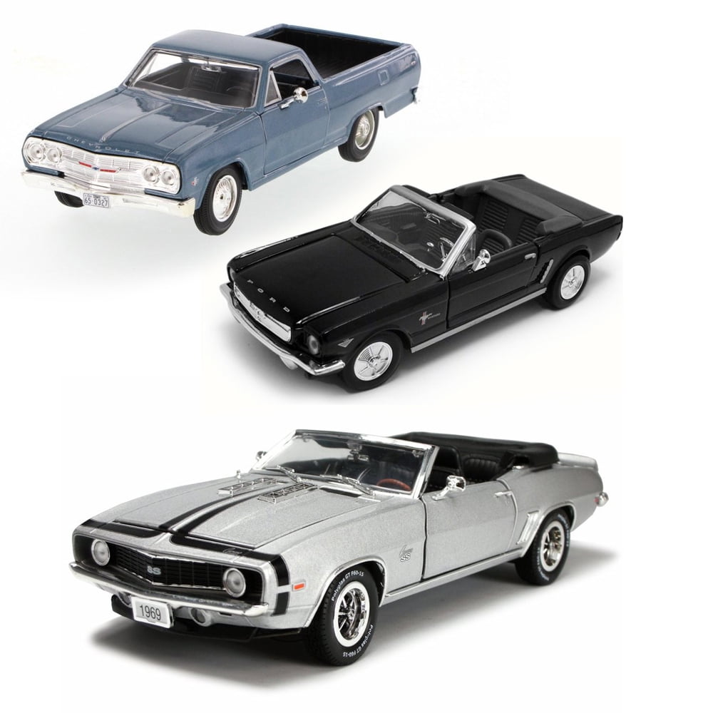Best Of 1960s Muscle Cars Diecast Set 46 Set Of Three 124 Scale Diecast Model Cars 