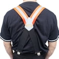 thumbnail image 3 of Men's Industrial Strength Suspenders Partial Elastic Tradesperson's Suspenders 2 inch Wide Reflective Suspenders, 3 of 6