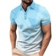 thumbnail image 5 of Blusa y camisa de manga corta con cuello vuelto para hombre, informal, estampada, de moda, de manga corta, con solapa, para hombre, 5 of 7