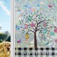 Rainbow Window Privacy Film, Happy Easter Colorful Eggs Tree Non ...