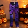 thumbnail image 2 of Satingcolo Mens Pajama Pants Halloween Funny Pajama Pants for Men with Drawstring Soft Printed Sleepwear Bottoms Sleep Lounge Pants, 2 of 7