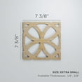 thumbnail image 2 of Ekena Millwork 7 3/8"W x 7 3/8"H x 3/8"T Extra Small Daventry Decorative Fretwork Wood Wall Panels, Wood (Paint Grade), 2 of 10