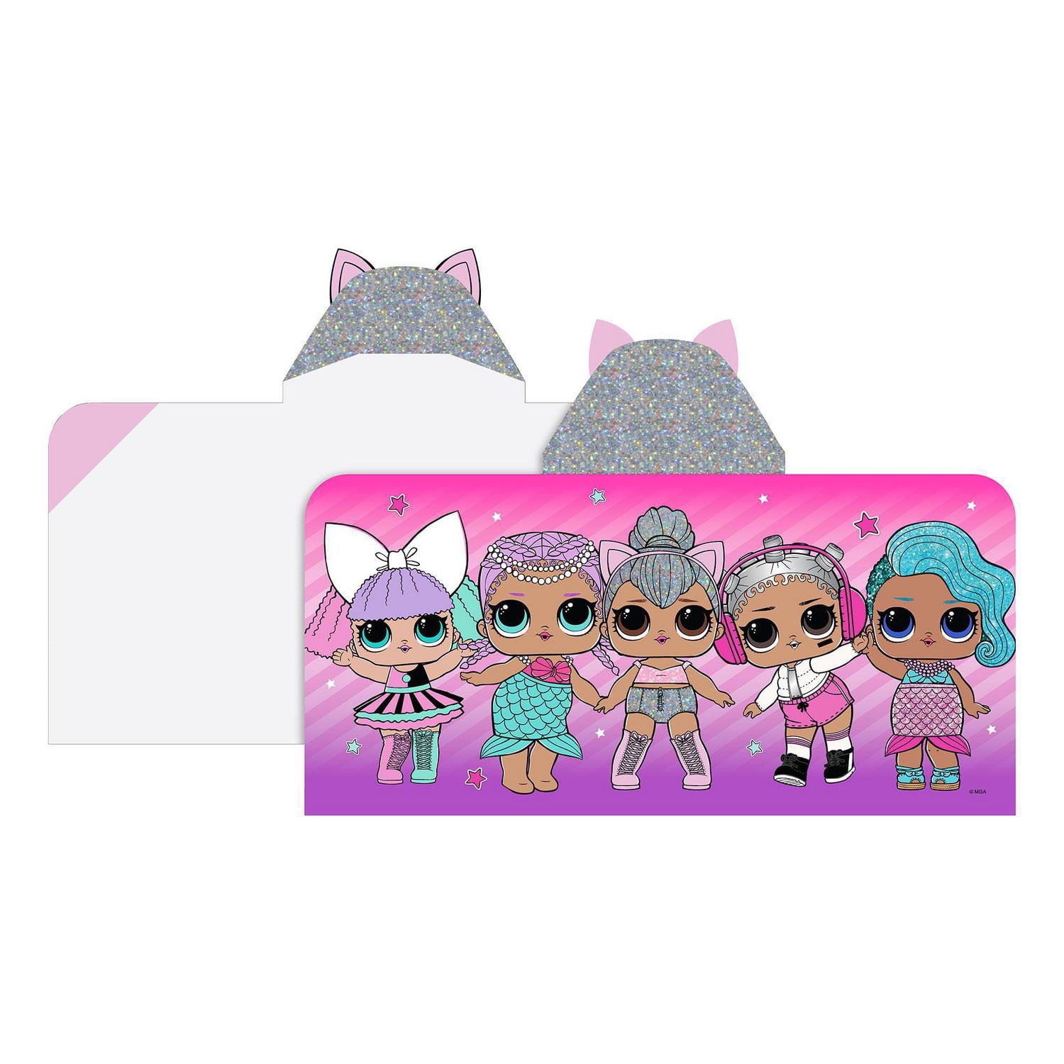 L.O.L Surprise! "Group Laughter" Hooded Towel Wrap