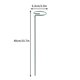 thumbnail image 4 of Soporte Para Flores De Jardín, Soporte Metálico Circular, Varilla Trepadora Resistente Para Fijar Flores En Interiores Y Exteriores, Multicolor, 4 of 8