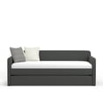 thumbnail image 3 of Piatta Twin Daybed with Roll-Out Trundle in Grey, 3 of 9