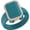 Teal Ocean Rose Gold, variant on Emerald Silicone Ring with Metal Frame & CZ Stones for Women - Patented Design