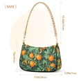 thumbnail image 3 of FORMRS Womens Shoulder Bag with Chain Strap Clutch Purse Cute Tote Handbag, Orange Tree Pattern, 3 of 7