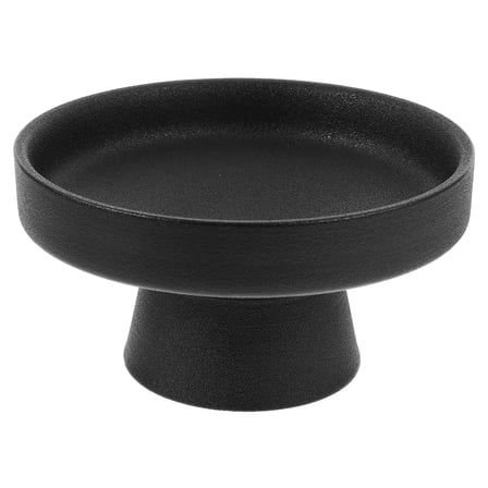 ACDANC Ceramic Fruit Bowl Footed Decorative Holder Black