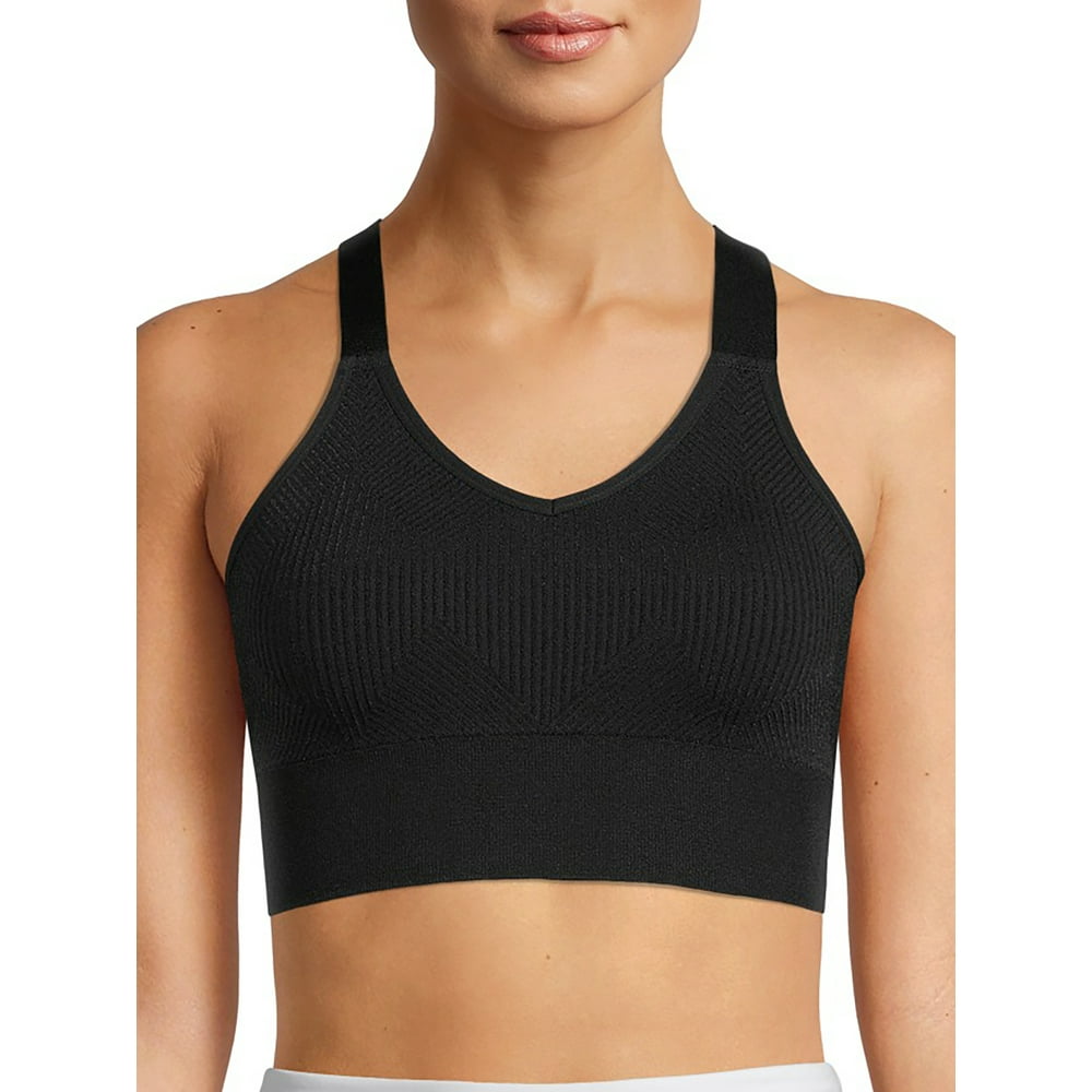 Avia - Avia Women’s Medium Support Cross Back Sports Bra - Walmart.com - Walmart.com