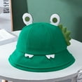 thumbnail image 6 of Women Frog Bucket Hat, Cute Cartoon Wide Brim Sun Summer Cap, 6 of 6