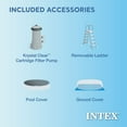 thumbnail image 6 of Intex 18' x 48" Inflatable Outdoor Pool Set with Filter Cartridges (6 Pack), 6 of 12