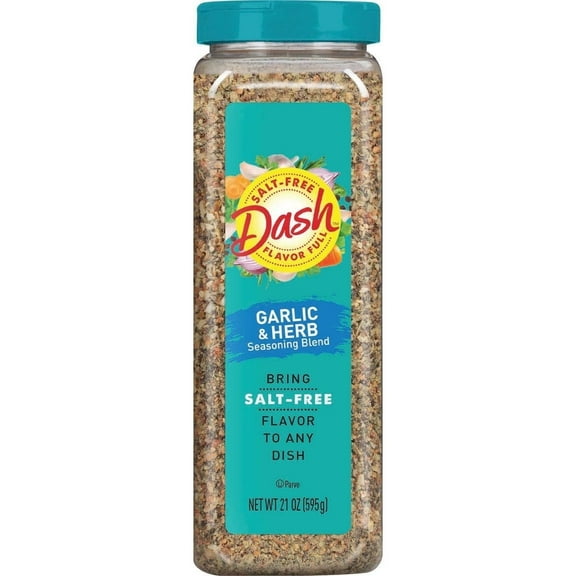 Dash Garlic and Herb Salt-Free Seasoning Blend, 21 Ounce