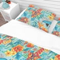 thumbnail image 4 of Designart 'Tropical Pattern' Tropical Bedding Set - Duvet Cover & Shams, 4 of 4