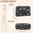 thumbnail image 4 of FORMRS Women Crossbody Purse with Chain Strap Vegan Leather Shoulder Handbag, Gold Art Pattern, 4 of 7