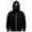 Black, variant on Norvella Mens Halloween Hoodies Metal Mask Hood Full Zip Long Sleeve Hooded Sweatshirt Kangaroo Pocket Regular Fit Casual Jacket