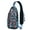 Black-180, variant on Adventure Travel Sling Backpack with Multipurpose Storage – Lightweight Crossbody Bag Featuring Breathable Padding, Secure Zippers, Adjustable Strap, Mesh Side Pockets, Ideal for Trips, Co