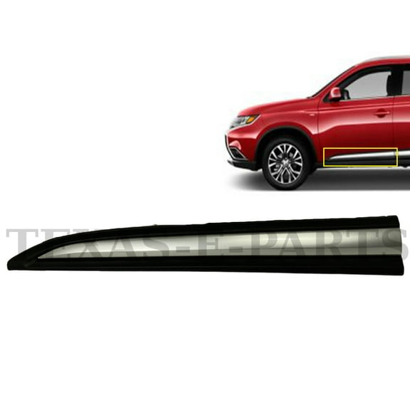 2014 2015 2016 2017 2018 2019 2020 Compatible with Mitsubishi Outlander Front Door Lower Molding Trim Left Driver Side
