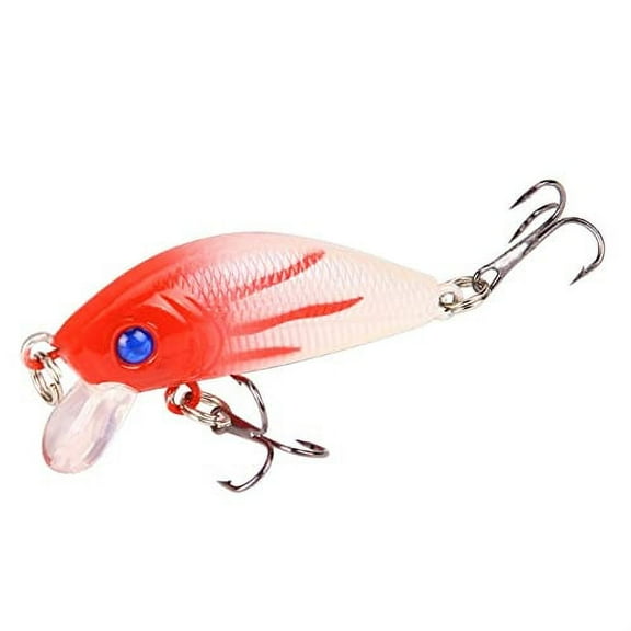 YSYSPJM Fishing Lures 50mm 4.2g Minnow Artificial Bait Rock Swimming Jig Wobbler Hard Bait Fishing Tackle for Fishing (Color : 1)