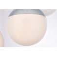 thumbnail image 5 of Living District Eclipse 7 Lights Chrome Pendant With Frosted White Glass, 5 of 6