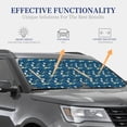 thumbnail image 2 of Lsque Various Lights 2 PCS Windshield Sun Shade | CarFoldable Window Covers | Car Accessories Reflect UV for Universal Cars SUV Truck | Small, 2 of 7