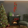 thumbnail image 5 of B1 Style Vigne de Houx de 2M avec Baies Rouges Décoration Florale Intérieure pour Maison Festive, 5 of 5