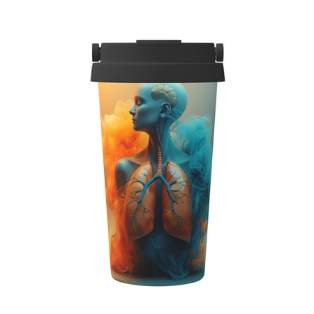 

Junzan Surreal Body Art for Stainless Steel Vacuum Insulated Tumbler - Reusable Insulated Cold Brew Iced Coffee Cup Thermos -Gifts for Women Men Him Her
