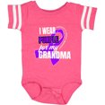 thumbnail image 3 of Inktastic I Wear Purple for My Grandma Pancreatic Cancer Awareness Boys or Girls Baby Bodysuit, 3 of 5