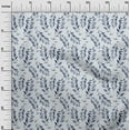 thumbnail image 3 of oneOone Cotton Poplin Light Dusty Blue Fabric Leaves Diy Clothing Quilting Fabric Print Fabric By Yard 56 Inch Wide, 3 of 6