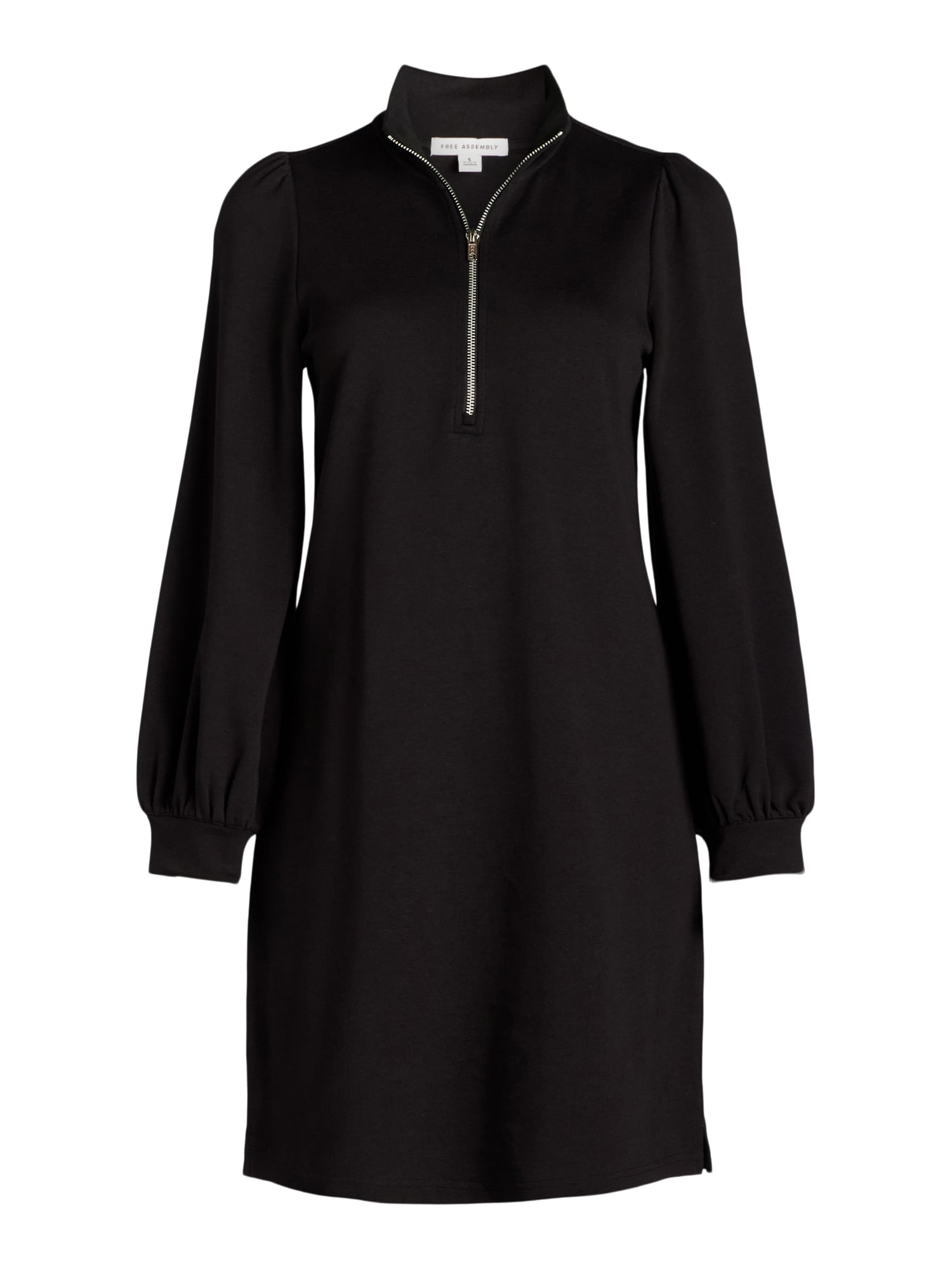 Free Assembly Women's Half Zip Sweatshirt Mini Dress Sizes