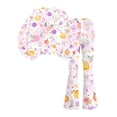 thumbnail image 7 of Grblisyd Girls Outfits Size 10-12 2 Piece Long Sleeve Crew Neck Cute Cartoon Print Sweatshirt Top and Flare Pants Set, 7 of 7