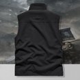 thumbnail image 4 of Men's Lightweight Softshell Vest Windproof Sleeveless Jacket for Travel Hiking Running Golf, 4 of 5