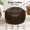 Deep Coffee (No Stuffing), variant on Unstuffed Moroccan Storage Pouf Ottoman Foot Stool Handmade Faux Leather Floor Chair Seat for Living Room Bedroom Balcony Multi Color
