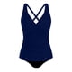 thumbnail image 5 of Traje de baño de bikini liso sin mangas para mujer, traje de baño push-up acolchado, conjuntos de blusa de traje de baño de poliéster para mujer, 5 of 5