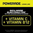 thumbnail image 3 of POWERADE Electrolyte Enhanced Lemon Lime Sport Drink, 20 fl oz, Bottle, 3 of 8