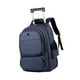 thumbnail image 3 of Mochila con ruedas de gran capacidad y versátil maletín para portátil con ruedas para mujeres y hombres. azul, 3 of 9