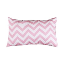 Majestic Home Goods Decorative Baby Pink Chevron Small Pillow