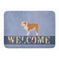 thumbnail image 1 of Carolines Treasures BB5566RUG English Bulldog Welcome Machine Washable Memory Foam Mat, 1 of 4