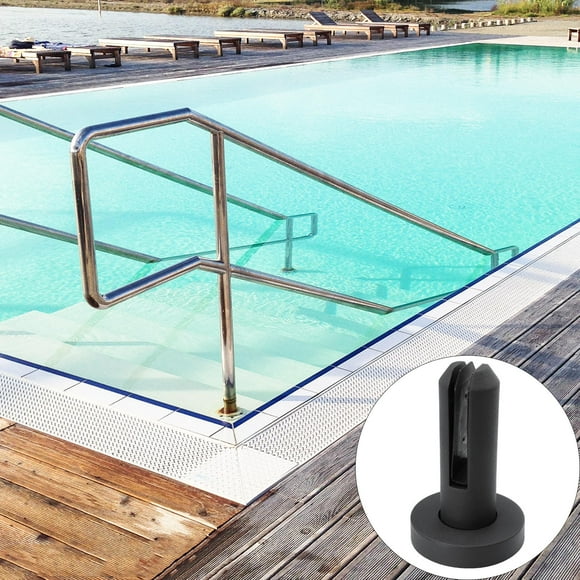 EXHUMKY 1Pc Black Glass Holding Clamp Stair Railing Replacement Clip Safe Durable Material