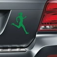 thumbnail image 2 of Magnets in Motion Runner Female Car Magnet Green, 2 of 4