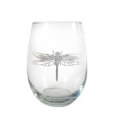 thumbnail image 1 of Lyoncraft SWDF01 18 oz Dragonfly Engraved Stemless Wine Glass, 1 of 1