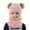 Pink, variant on 4 Pcs Set Children Hat Neck Gloves Set,Winter Knitted Hat With Pompom & Warm Lined -Thick Soft Yarn Cap,Warm Thermal for Cold Weather Outdoor Activities,Size:2-10