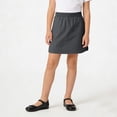 thumbnail image 6 of LJEFF Girls Skorts with Shorts, Elastic Waist Casual Summer Drawstring Pockets Skirt Kids School uniforms Gray Size 14, 6 of 8
