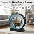 thumbnail image 6 of Ktaxon 31 inch Large Cat Exercise Wheel - Indoor Cat, Cat Treadmill, Cat Running Wheel, Black, 6 of 8