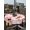 Black Pink, variant on Outdoor Tablecloth with Umbrella Hole and Zipper, Halloween Square Table Cloth 54x54 Inch Waterproof Tablecloth, Orange Pumpkins White Funny Ghost Black Cat Picnic Table Cover for Patio Camping